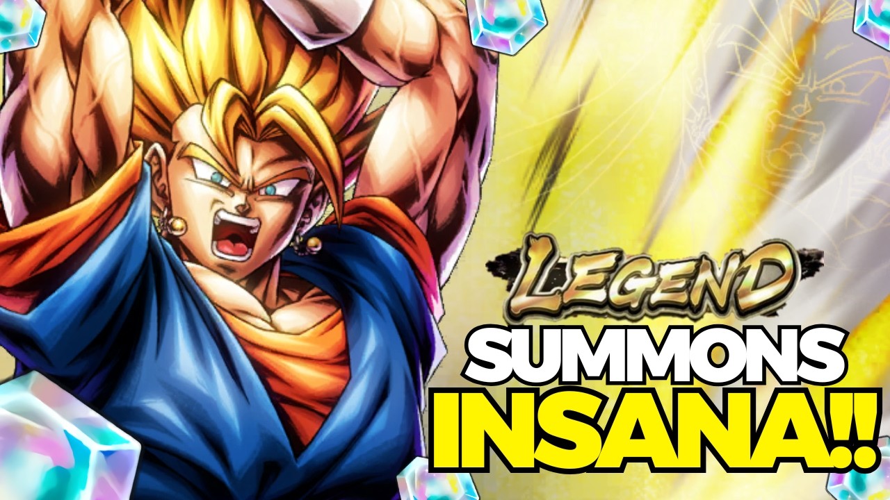 ELE VEIO NA PRIMEIRA?! SUMMONS ÉPICAS DO VEGETTO!! [Dragon Ball Legends]