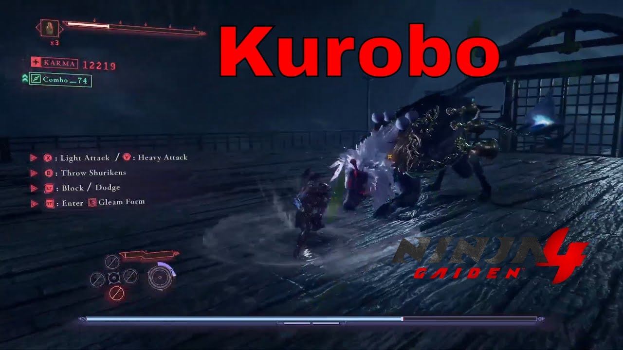 ninja Gaiden 4 – Chapter 17 Boss Fight: Kurobo