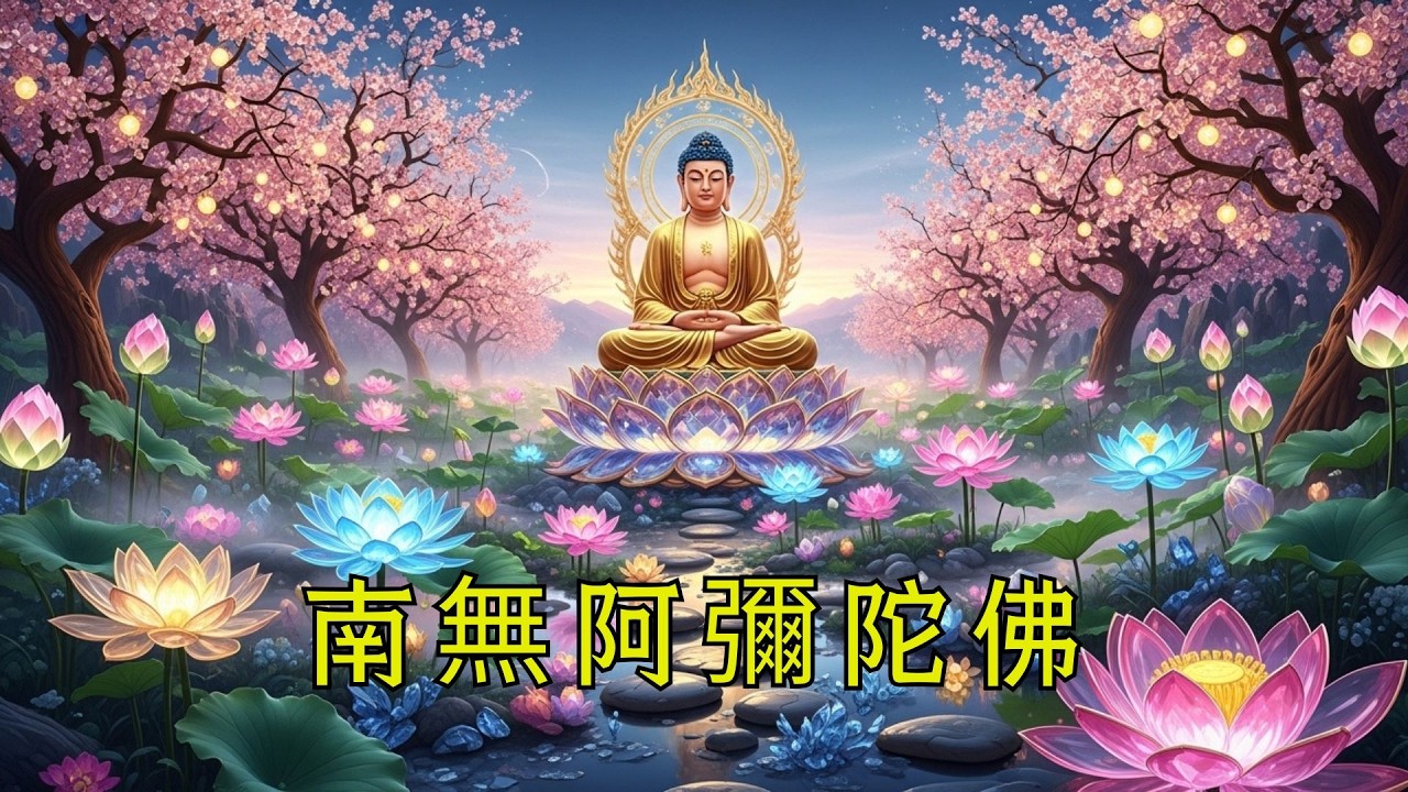 NAMO AMITUOFO（南無阿彌陀佛）｜清淨佛號梵音 · 專注稱念 · 靜心安神 · 吉祥圓滿 · 光明守護 · 福德智慧 · 身心自在