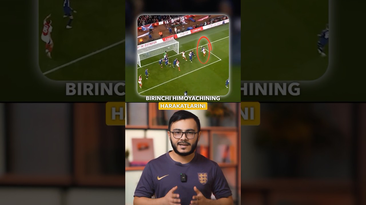 Arsenalning burchak to’pi taktikasi⚡️