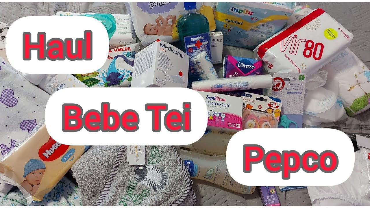 HAUL-Lucruri esențiale pentru nou-născut si maternitate! PEPCO, BEBEI TEI ,AUCHAN!