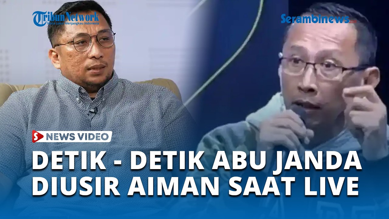 Detik-detik Tegang! Abu Janda Diusir Aiman dari Acara Usai Maki Narasumber