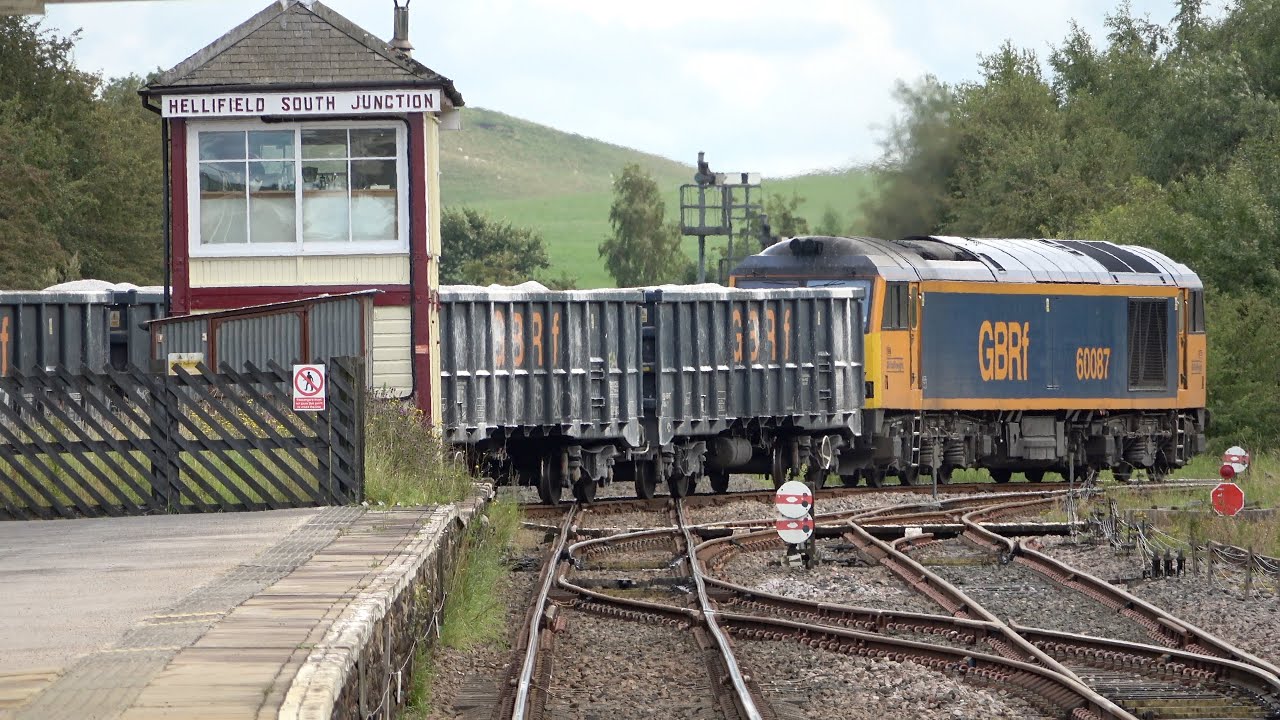 Afternoon Trains off the Settle & Carlisle and Bentham Lines at Hellifield. 15 August 23
