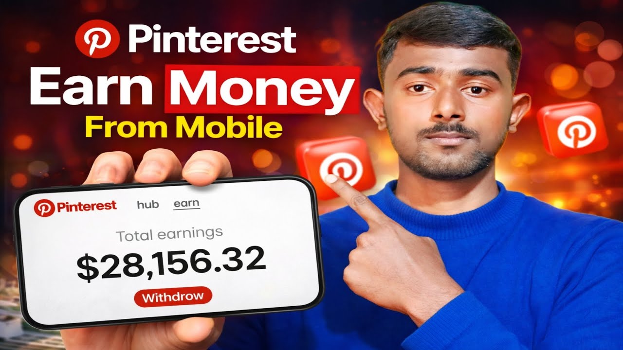 How to Earn money with Pinterest in Mobile | Pinterest Affiliate Marketing (Step By Step)