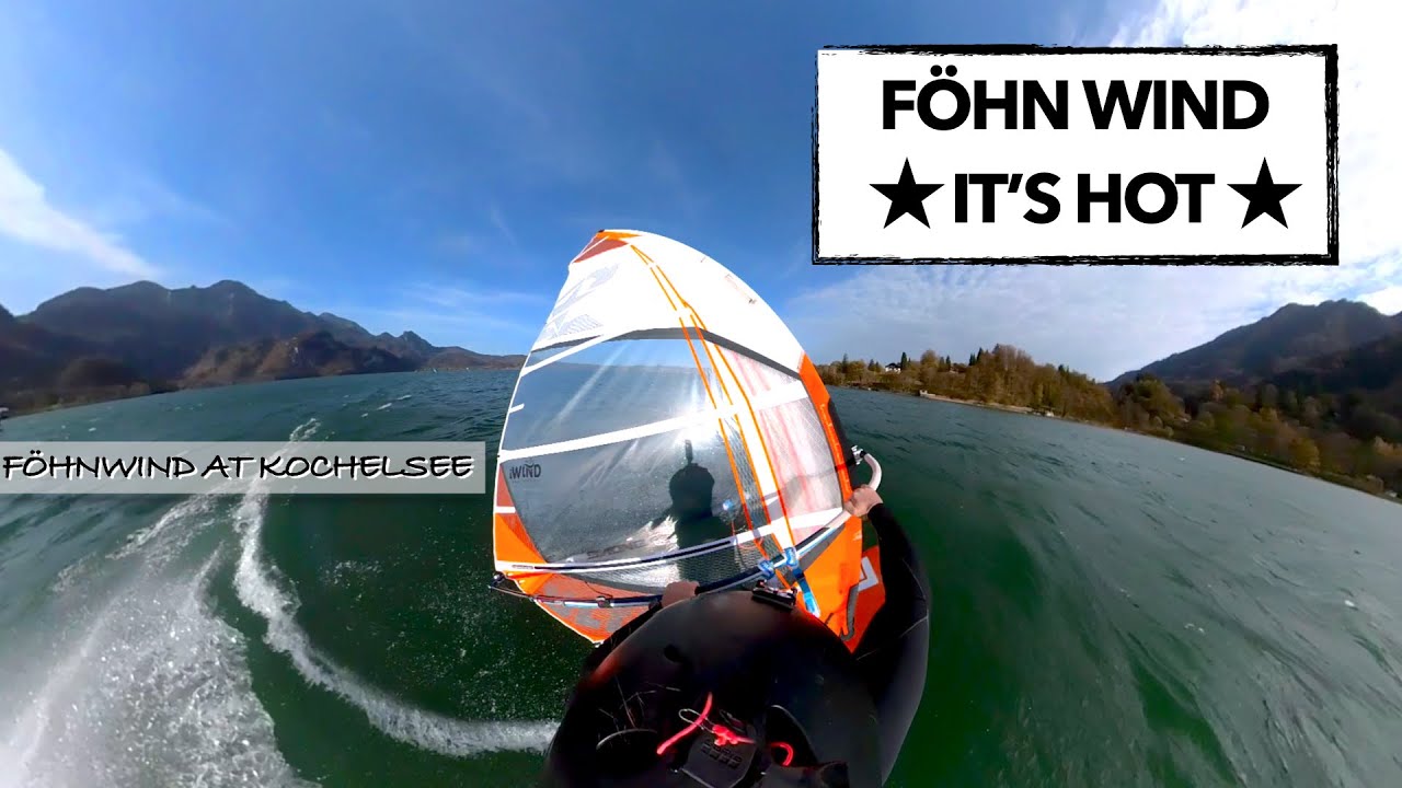 29.10.2022 Kochelsee Windsurf - Patrik F-Race 120 mit Sailloft Ultimate 7,4