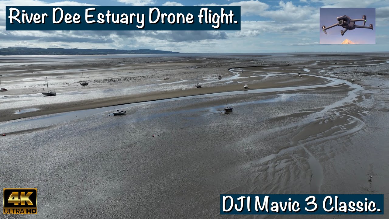 Breathtaking Aerial Views Over The Wirral & River Dee Estuary