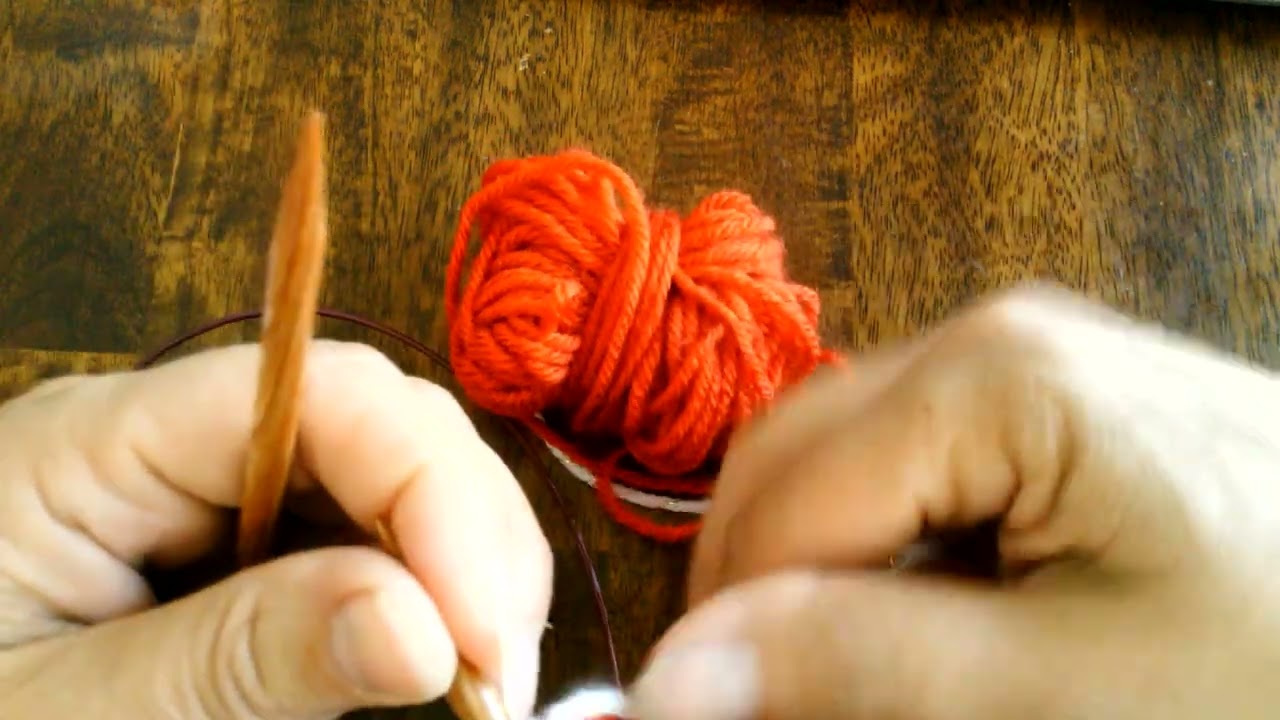 Left handed Double knitting
