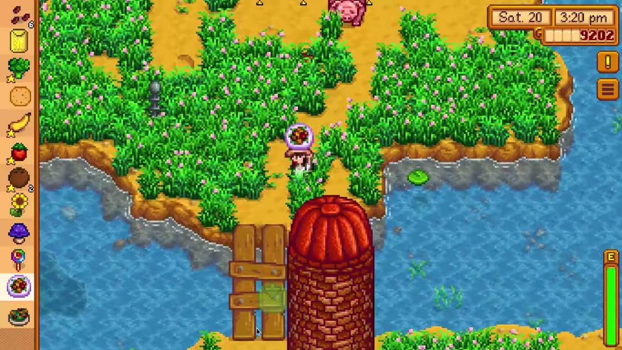 Stardew Valley i will never get tired of the rain out here