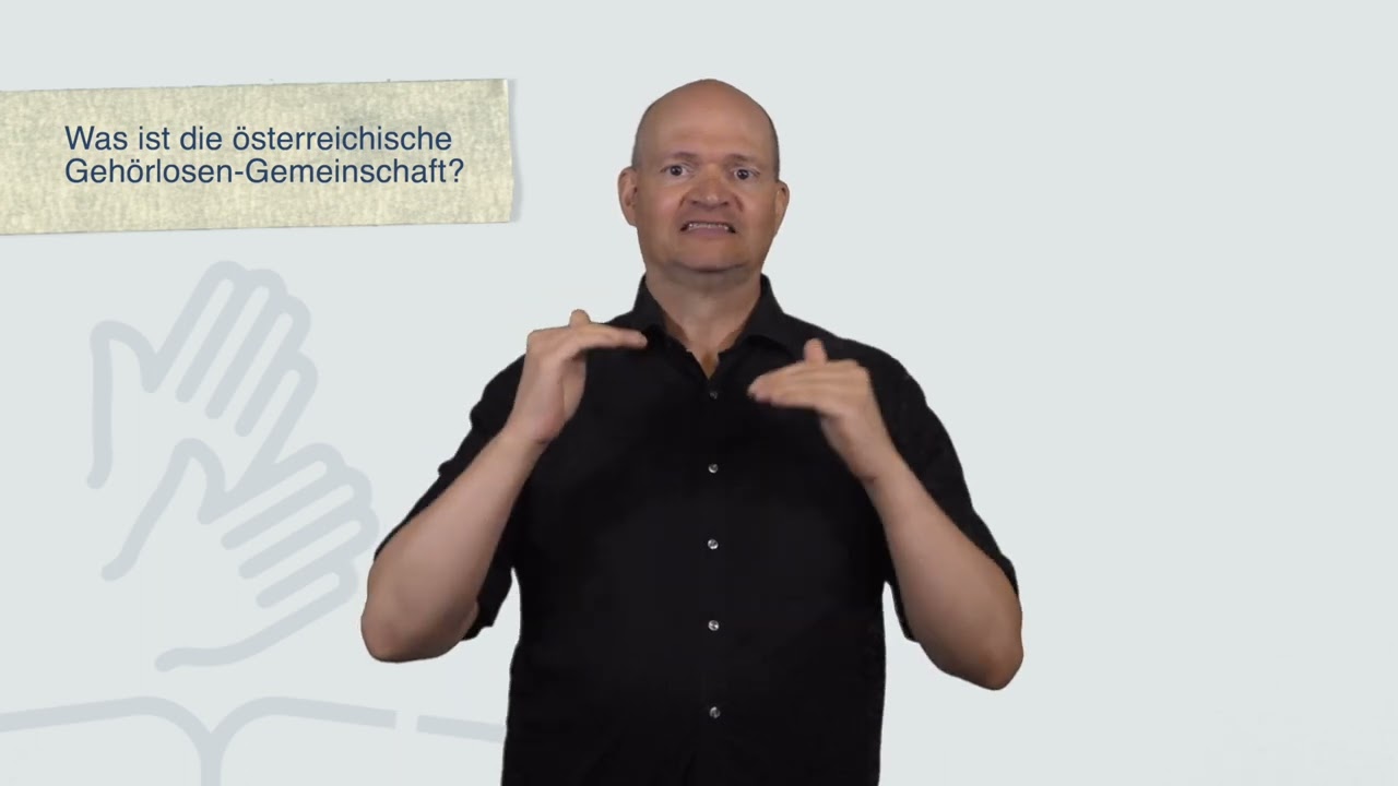 Deaf Museums - Was ist die österreichische Gehörlosen-Gemeinschaft? (Postertext in ÖGS)