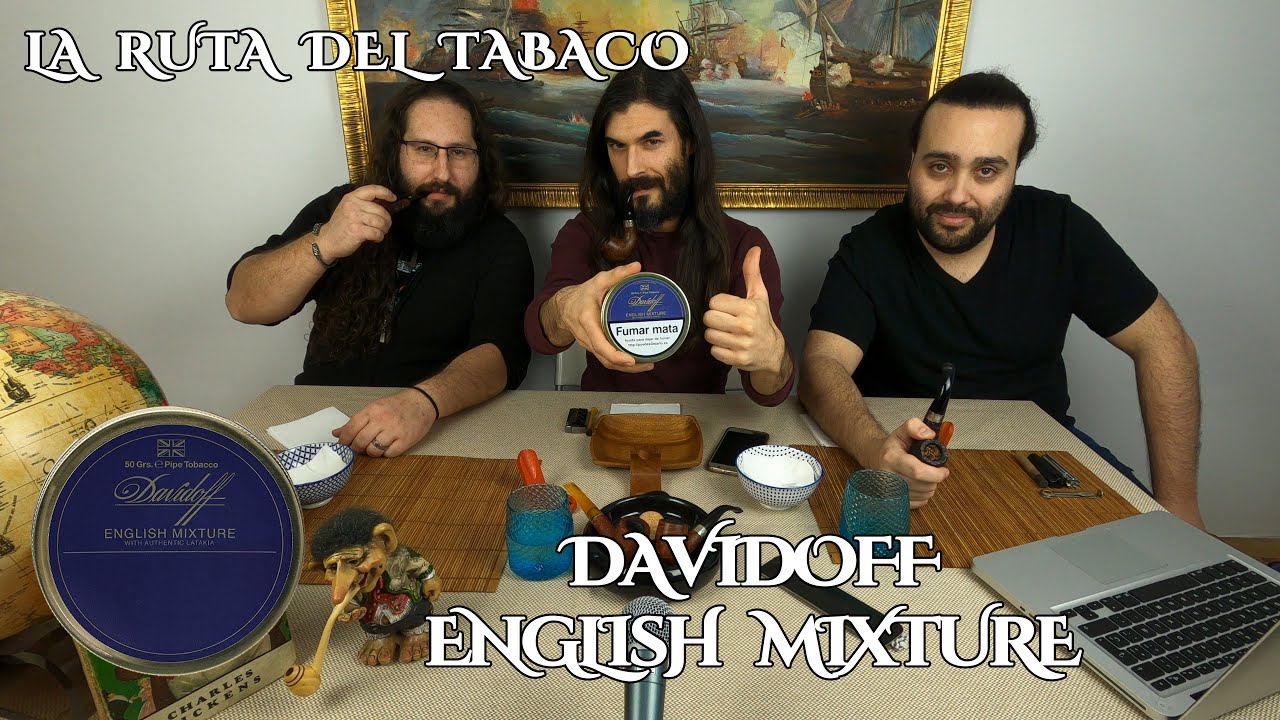 Tabaco de Pipa Davidoff - English Mixture - Brandy Gran Duque de Alba Oro - Fumar en Pipa