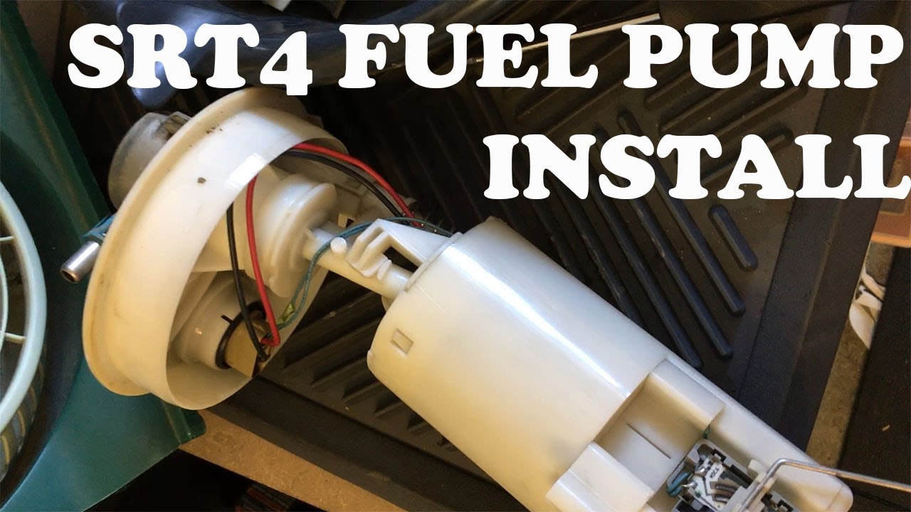 SRT4 neon fuel pump install Walbro 255 LPH