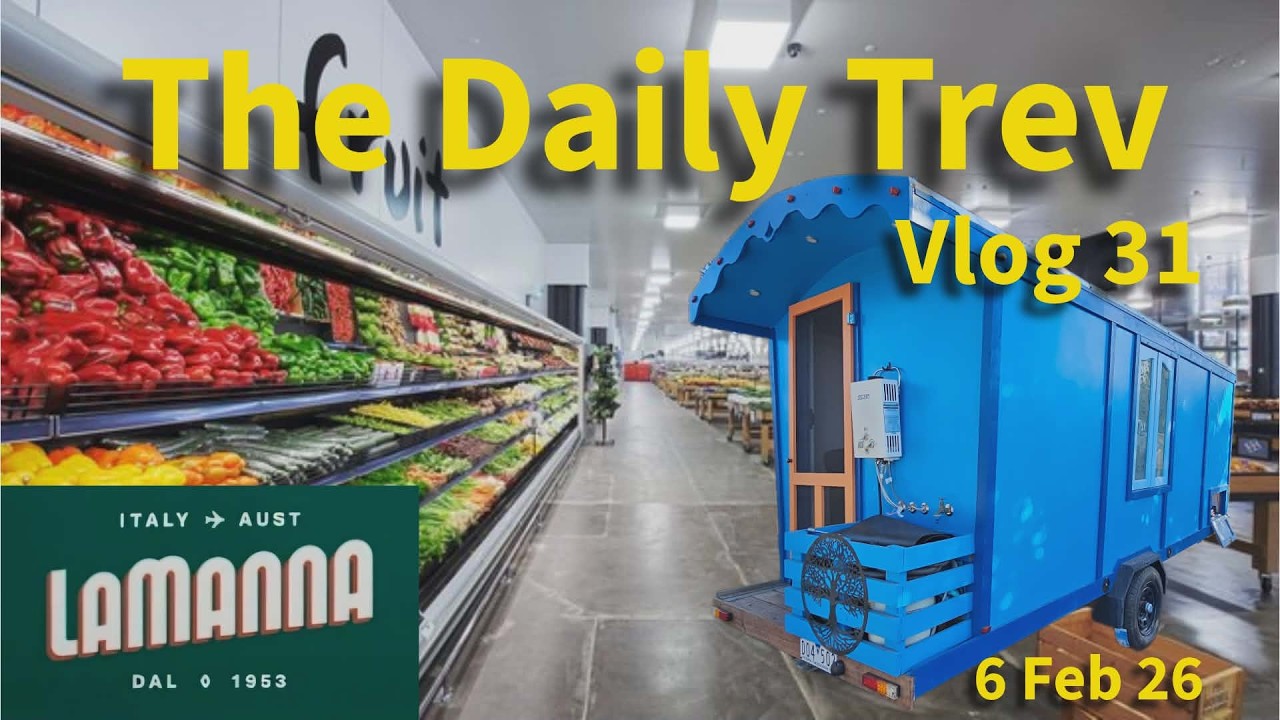 WOW! Lamanna Fruit & Veg, HUGE. Essendon fields full of surprises.Jerome’s Homemade Caravan vlog 31