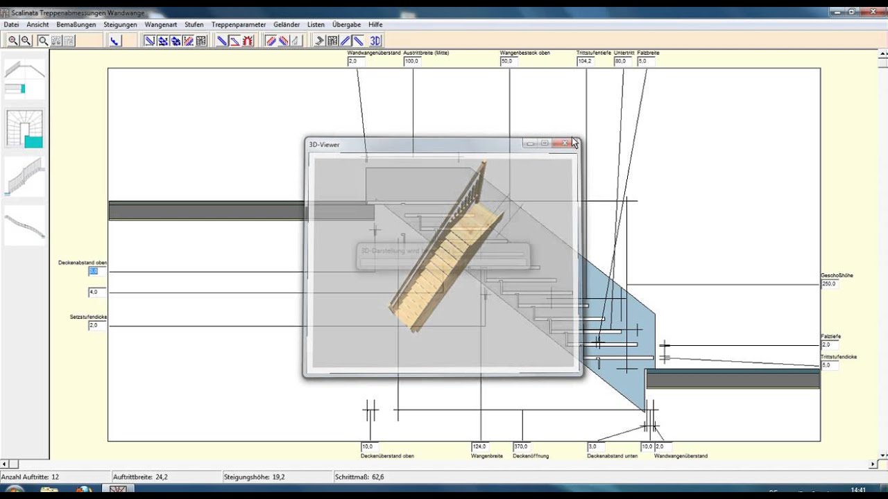 Weto SCALINATA programma gratuito per progettare scale in legno