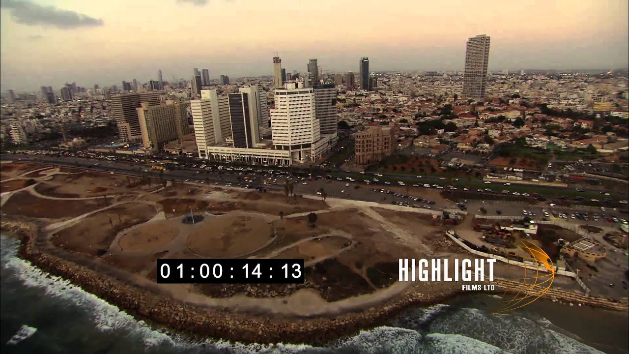 HD Aerial footage of israel: Tel Aviv