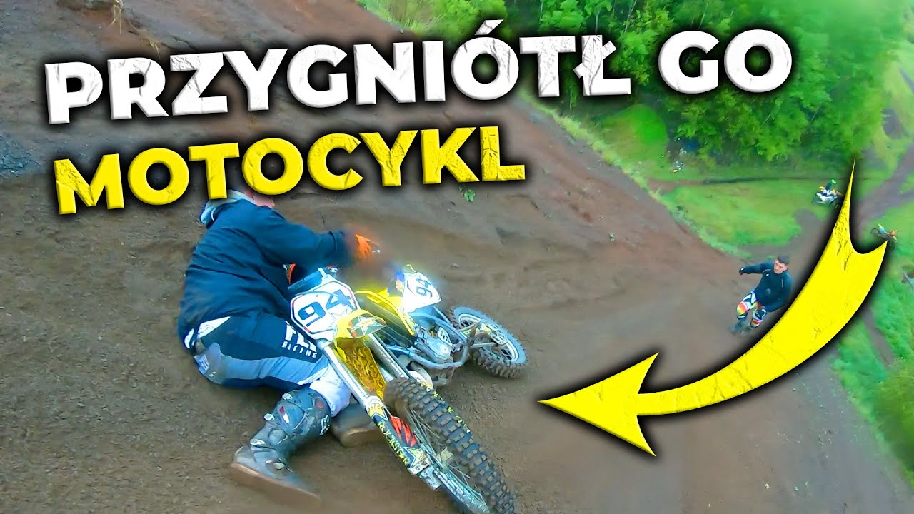ZABRALIŚMY MŁODEGO W TEREN, PRZYGNIÓTŁ GO MOTOCYKL...