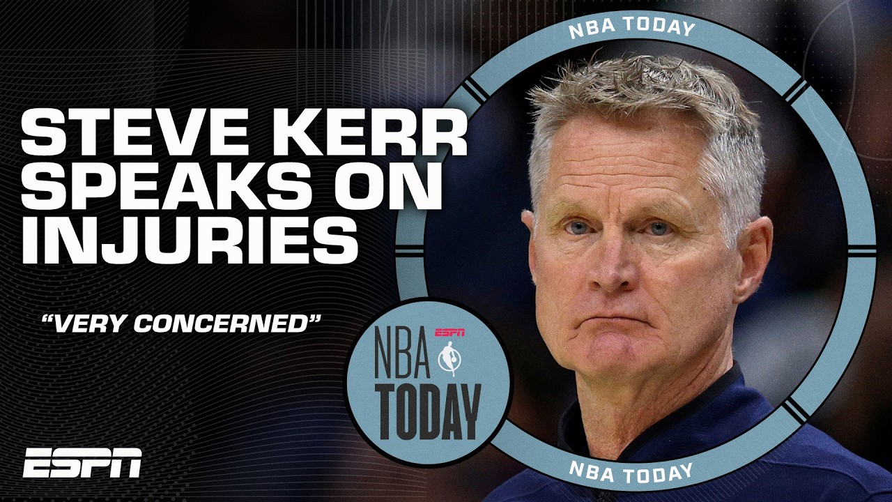Steve Kerr is 'very concerned' that the NBA's pace & schedule is leading to injuries | NBA Today