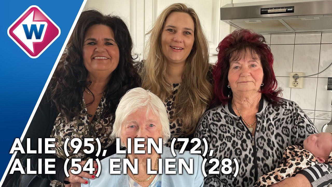 Vijf generaties vrouwen in &eacute;&eacute;n familie in Naaldwijk - OMROEP WEST