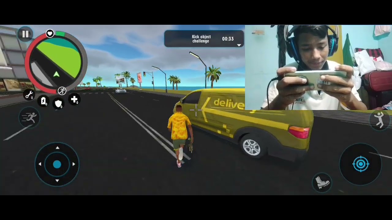 Real crime game play but iam shout all enemies 😎🤯