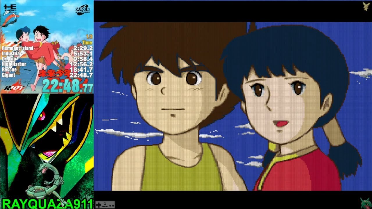 Mirai Shounen Conan (PC Engine CD) 未来少年コナン 22:48