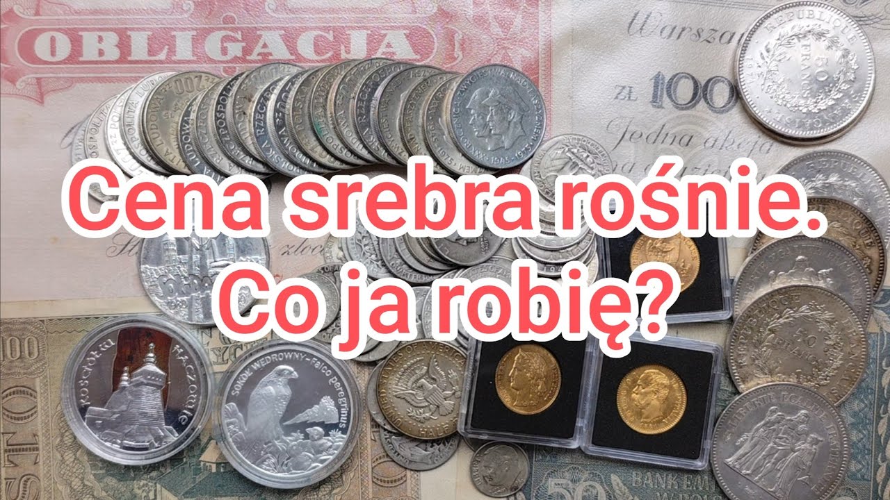 Cena srebra ROŚNIE. Co ja robię w tej sytuacji? Zachowanie proporcji portfela. #silver #gold