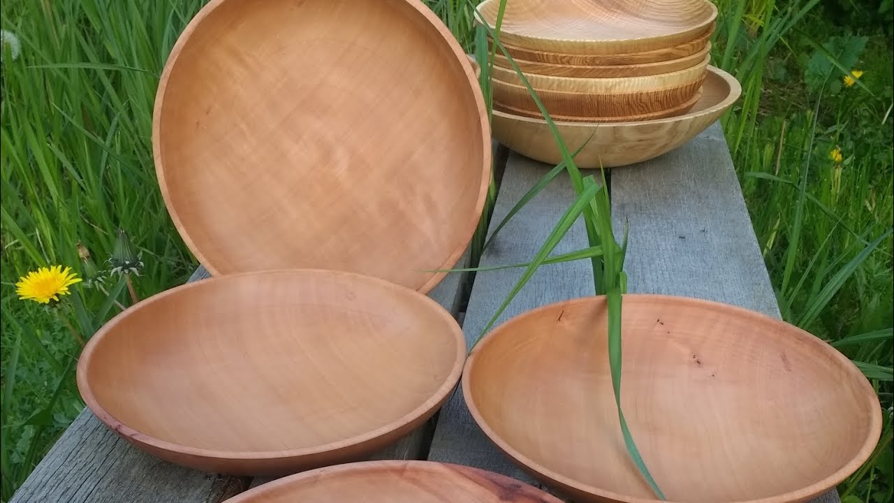 Real time turning: An air dried pear pasta bowl.