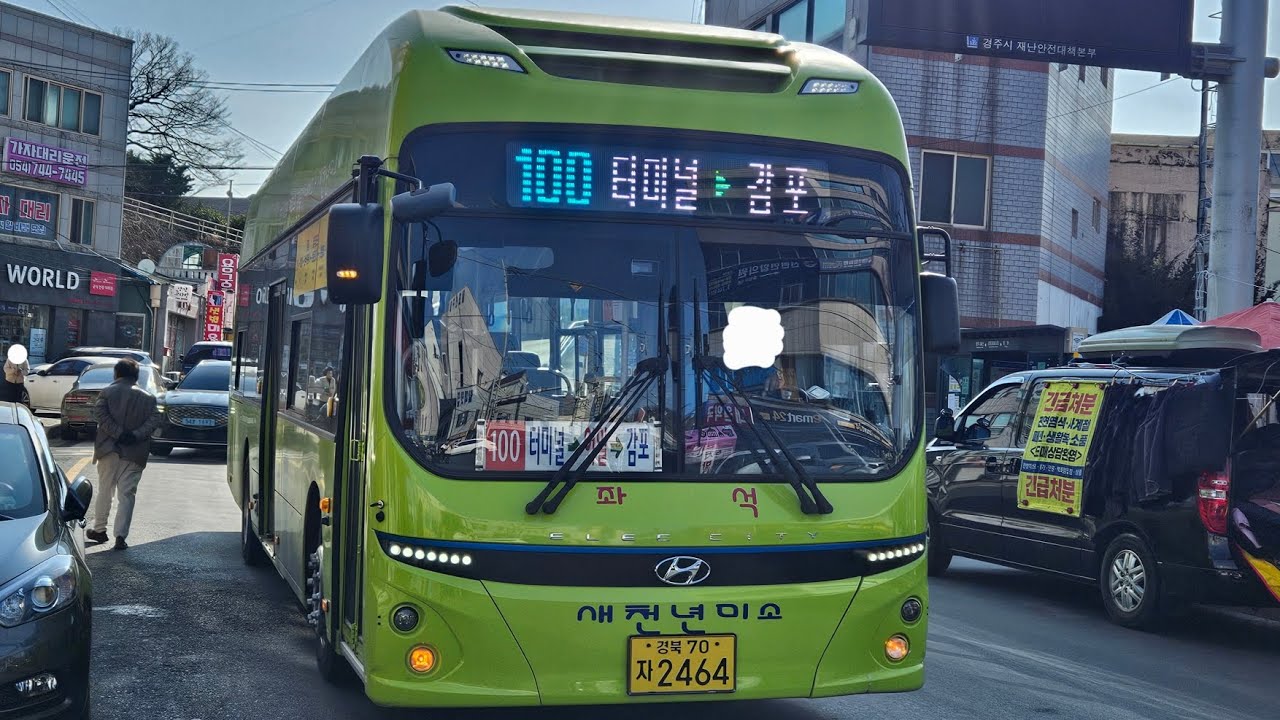 경주100번주행영상 [경주세계문화엑스포공원~시부걸]구간