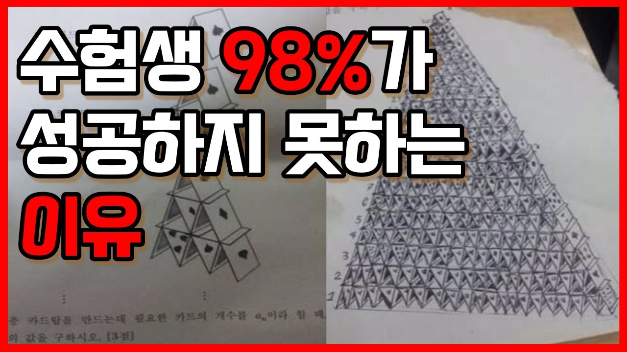 99%의 고3이 망해가는 과정