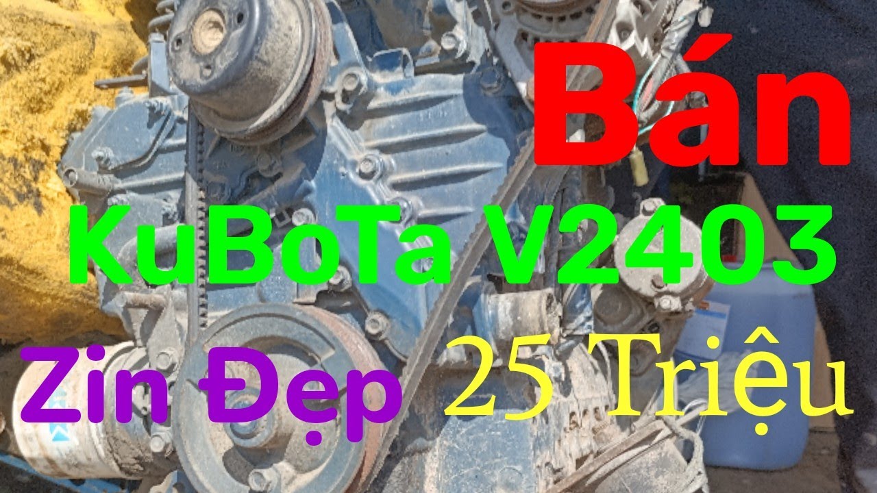 Продаётся двигатель KuBoTa V2403 Turbo, оригинал, цена 25 миллионов! Продано.