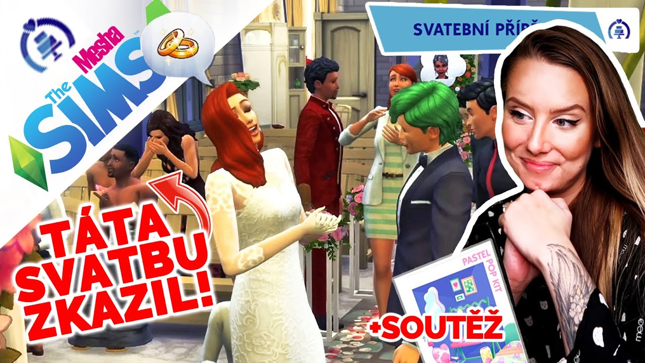 SVATBA SNŮ? A CO TEN TÁTA?! 😅 + SOUTĚŽ ●  The Sims 4 - SVATEBNÍ PŘÍBĚHY 💍 03