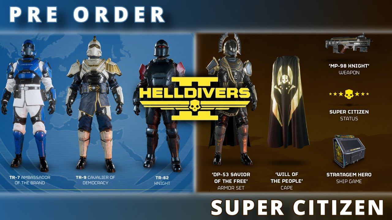 Helldivers 2: Everything you need to know about PREORDER & SUPER CITIZEN EDITION