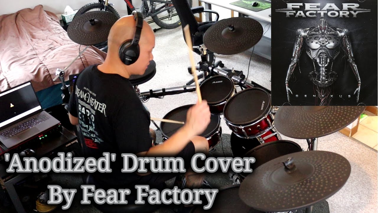 'Anodized' Drum Cover By Fear Factory