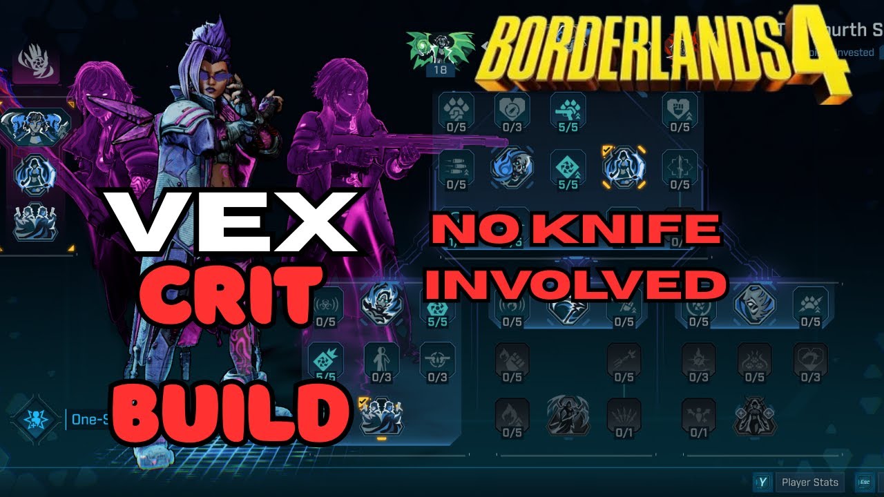 Borderlands 4 - VEX CRIT BUILD (NO KNIFE) MILLIONS OF DAMAGE!