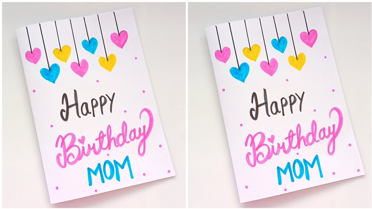 😍 Soo Cute 😍 Birthday Special Card For MOM • mother's day card • how to make birthday card for mom 