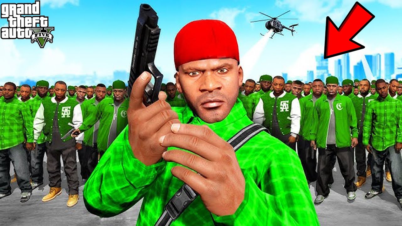 Franklin Started A GANG in GTA 5