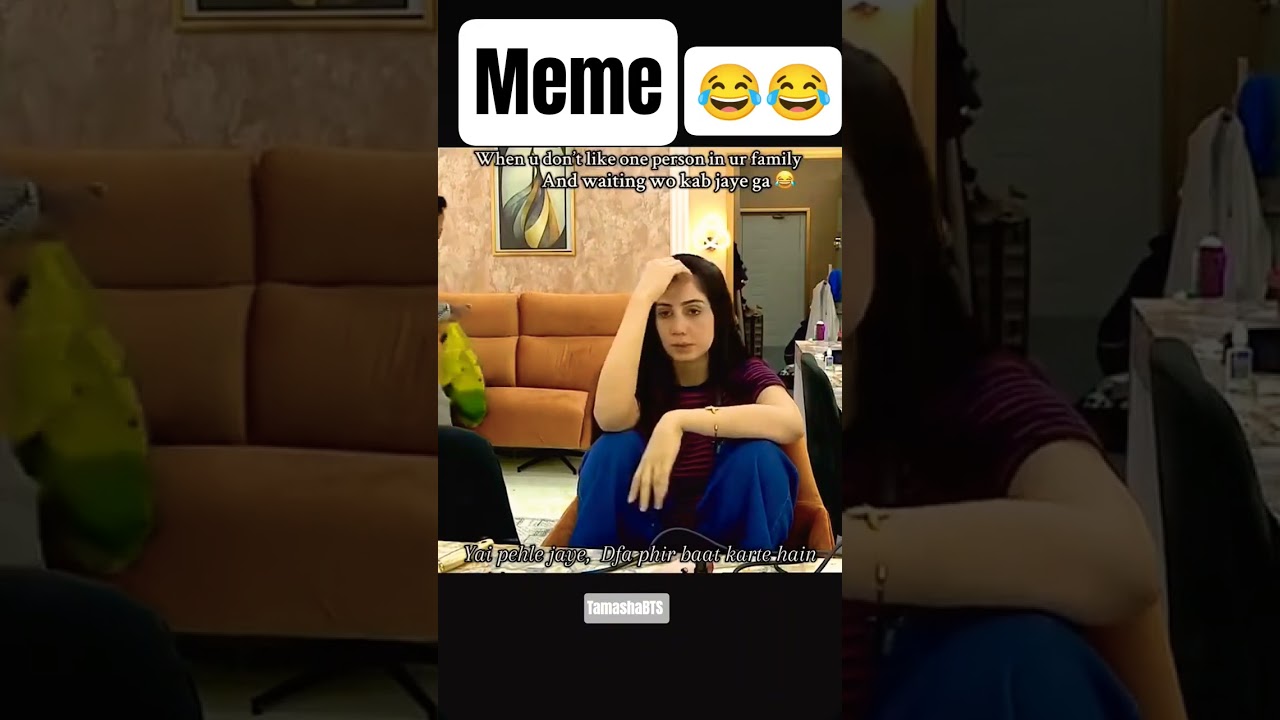 when u don't like a person 😂#tamashaseason4 #kanwalfarooq #omibutt #tamashauncut #realityshow #memes