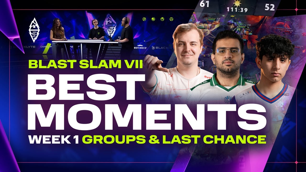 BEST MOMENTS Week 1 | BLAST SLAM VII: Copenhagen Dota 2 Highlights