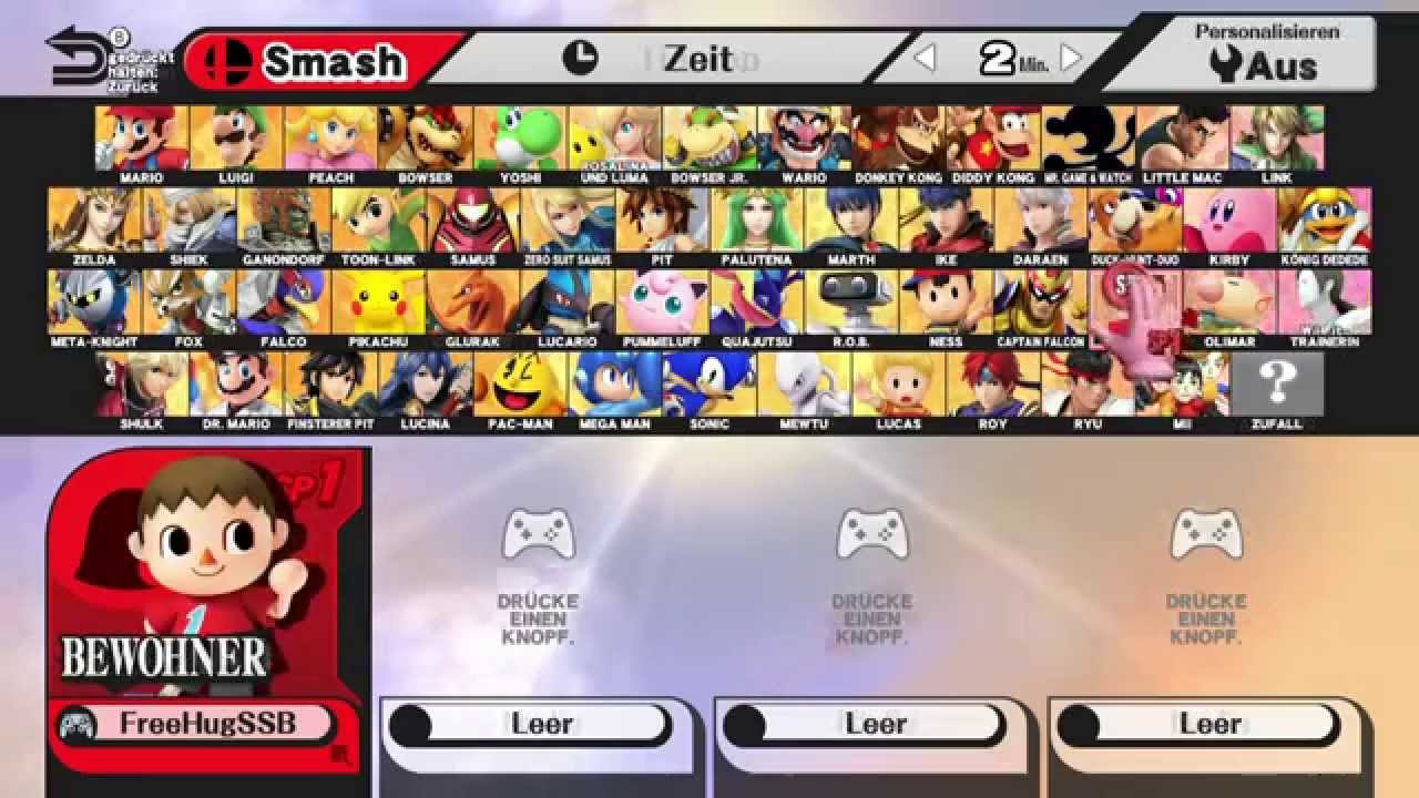 Super Smash Bros. Wii U & 3DS PAL Version Language Comparison and Differences