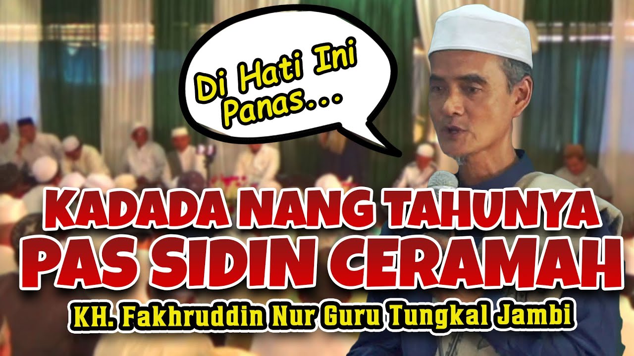 Ceramah Lucu Terbaru Guru Tungkal KH Fakhruddin Nur di Aluan Mati Barabai