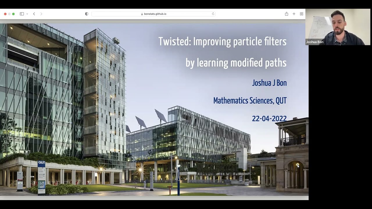Joshua Bon - Twisted: Improving particle filters by learning modified paths