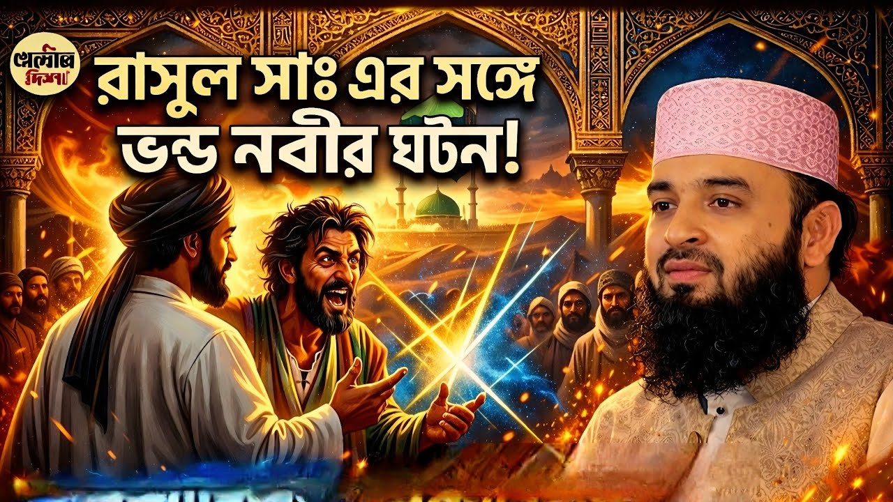 “রাসূল ﷺ এর সামনে ভন্ড নবীর চ্যালেঞ্জ! অবিশ্বাস্য সেই ঘটনা” মিজানুর রহমান আজহারী আলোর দিশা।
