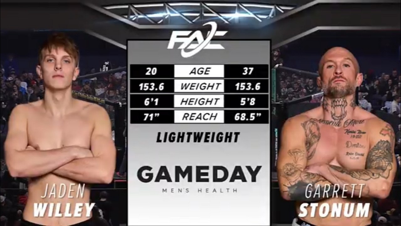 Jaden Willey vs Garrett Stonum - FAC 33