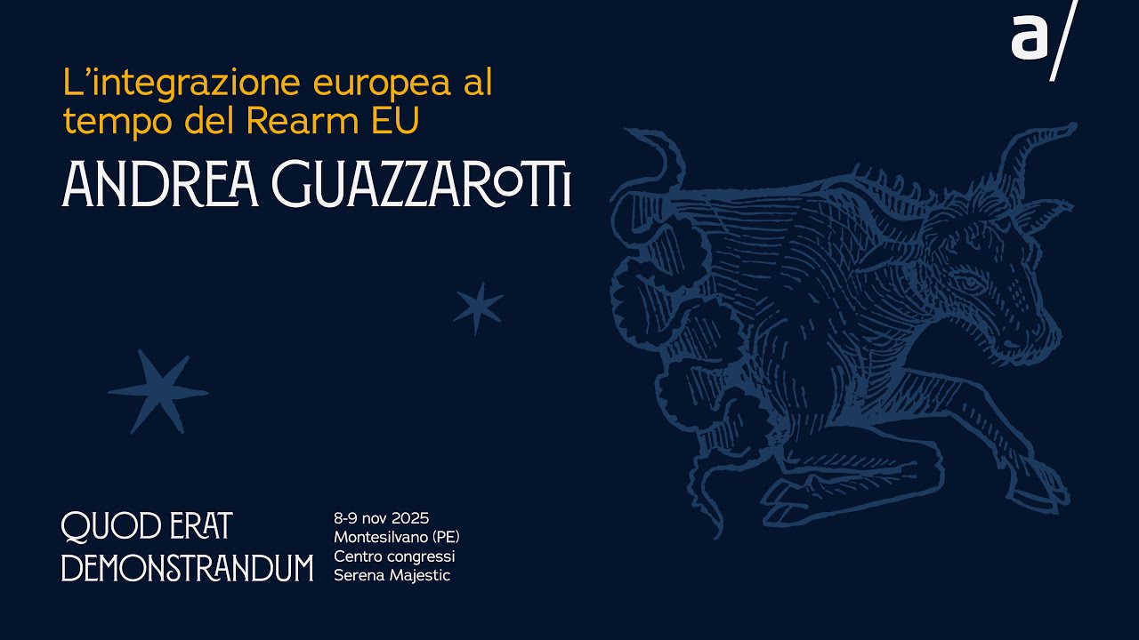 EMD2025 | L'integrazione europea al tempo del Rearm EU – Andrea Guazzarotti