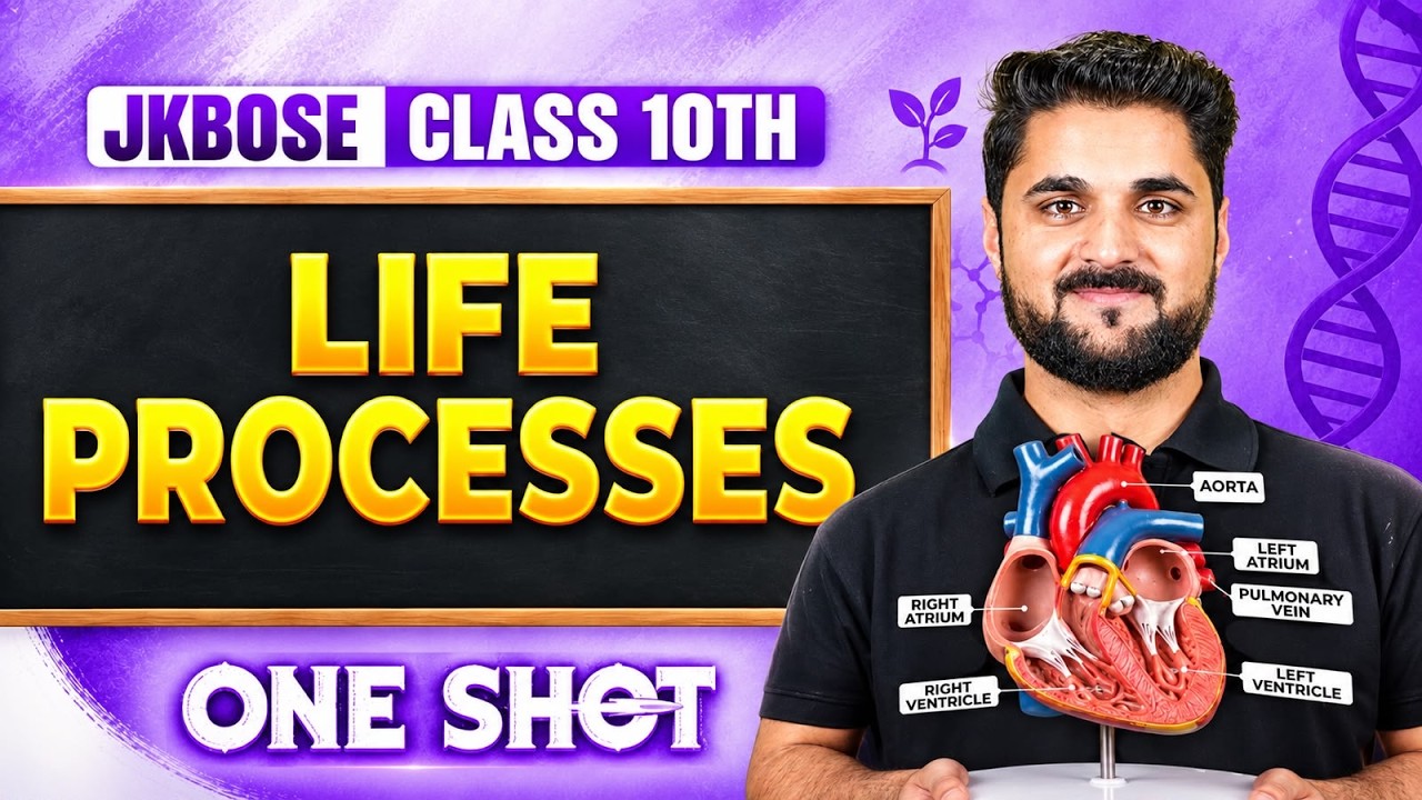 JKBOSE Class 10th Biology | Life Processes | One Shot 🔥 | Davood Sir