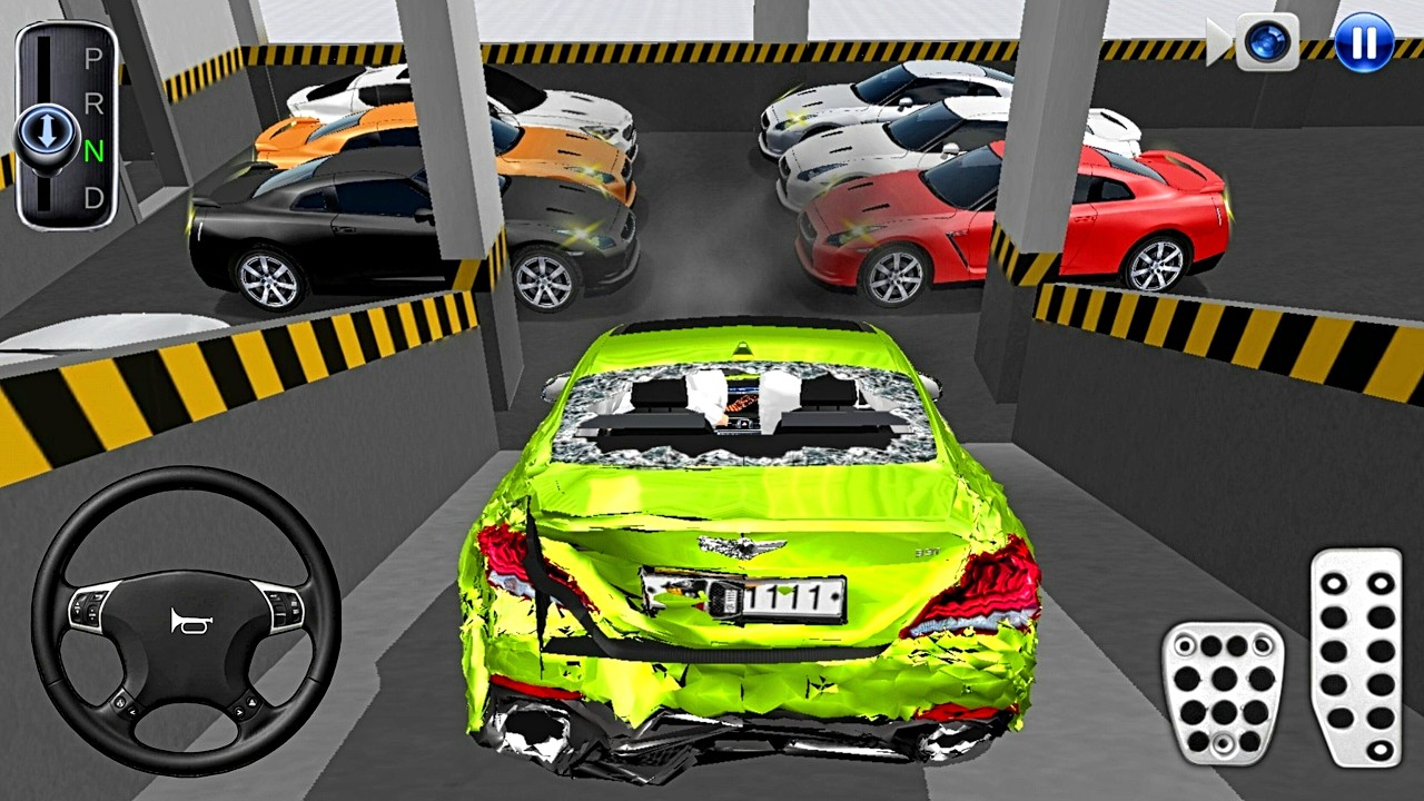 New Crashed car Stuck in Parking Garage - 3D Driving Class 2026 - 3D Driving Class - Car Game