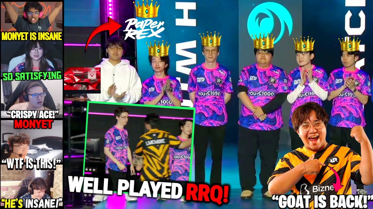 Valorant Streamers Reacts to PRX W Gaming Playing Against Old Teammate RRQ Monyet in VCT Pacific