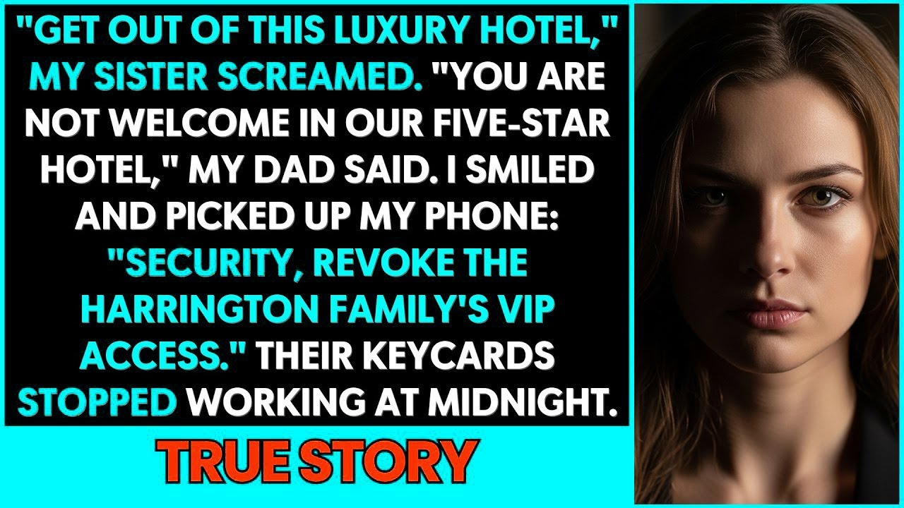 “Get out of this luxury hotel,” my sister screamed — then they insulted me and threw $500 at my face