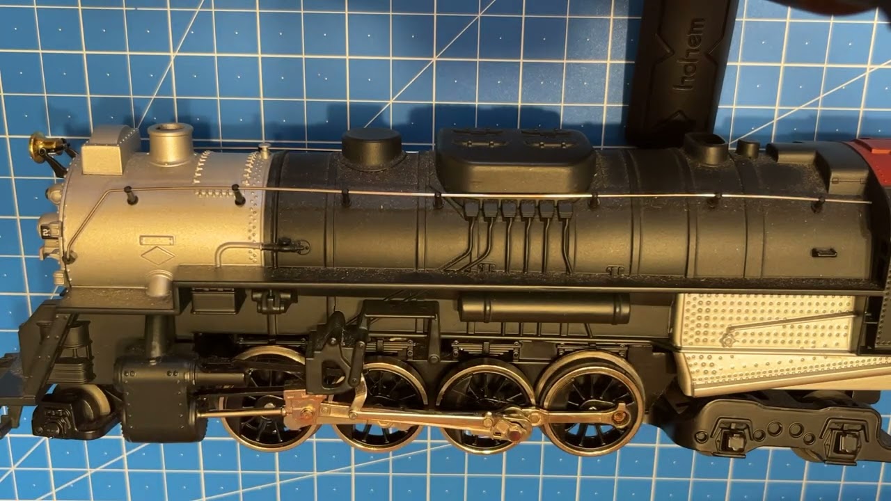 Changing traction tires on a Lionel steam engine