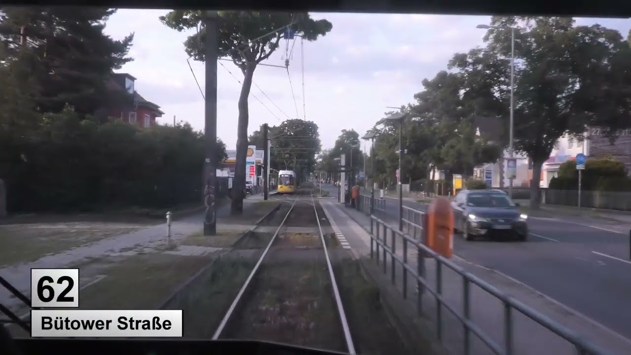 Stra&szlig;enbahn Berlin 2025 Linie 62