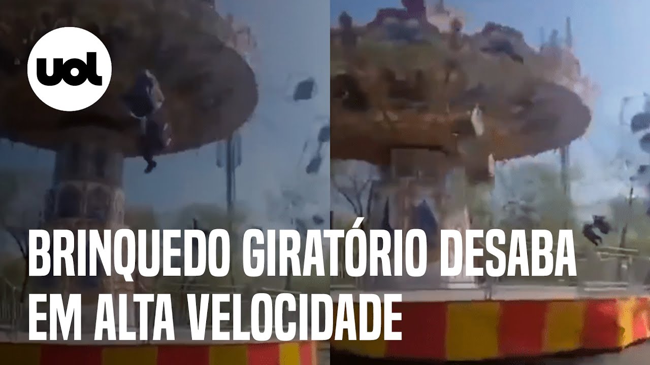 Brinquedo girat&oacute;rio quebra em alta velocidade na R&uacute;ssia; veja v&iacute;deo