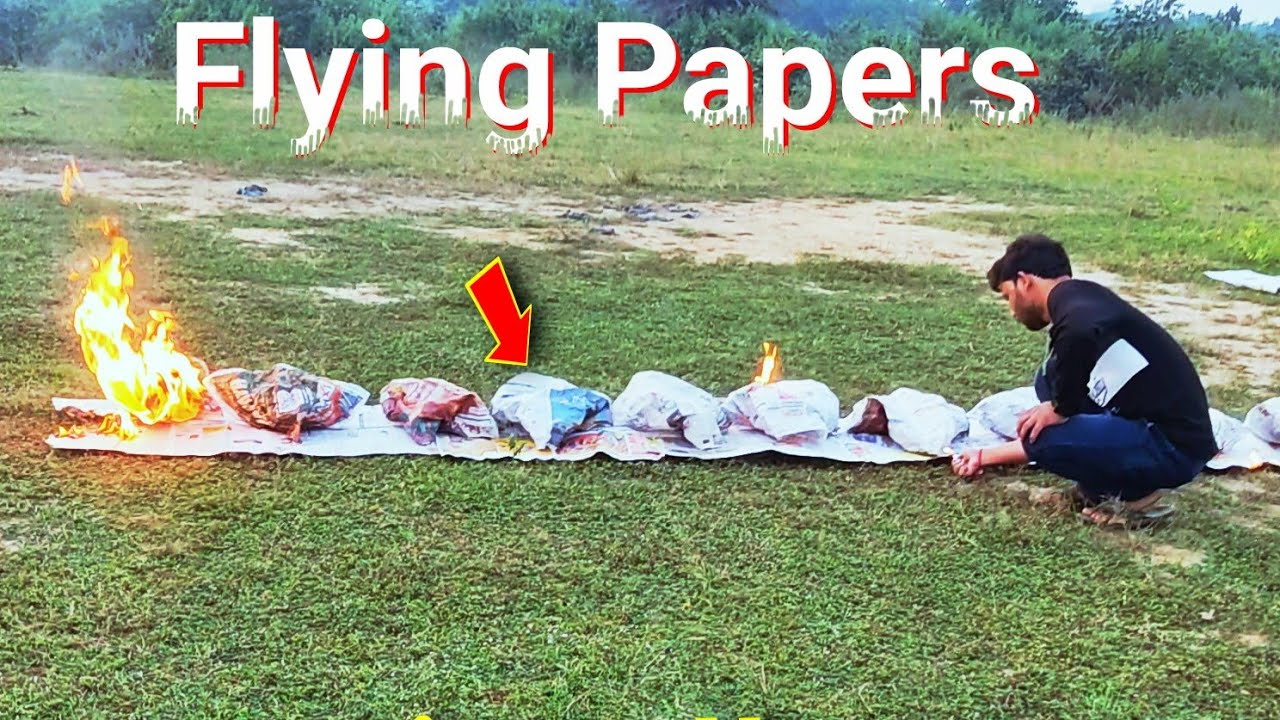 Flying Paper Hot Air Balloon | How to Make Flying sky Lantern With newspaper